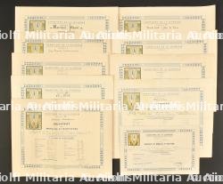 Ensemble de certificats de moralité.