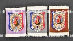 Lot d'insignes de Groupe du Groupement 1