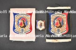Lot d'insignes de Groupe du Groupement 1 — photo 1