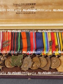 Belgique 1914-1918 et 1940-1945 ensemble de médailles et réductions. Belgium 1914–1918 and 1940–1945 medal and miniature set — miniature 19