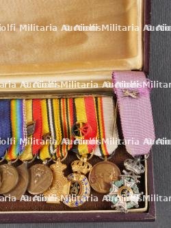 Belgique 1914-1918 et 1940-1945 ensemble de médailles et réductions. Belgium 1914–1918 and 1940–1945 medal and miniature set — photo 20