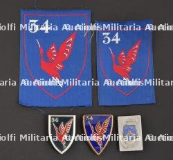 Ensemble d'insignes du Groupement 34. — miniature 1