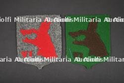 Ensemble d'insignes du Groupement 6.