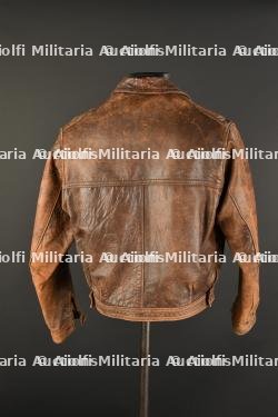 Blouson en cuir des Chantiers. — miniature 5