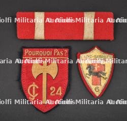Ensemble d'insignes du Groupement 24
