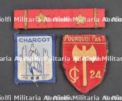 Ensemble d'insignes du Groupement 24