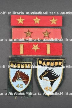 Ensemble d'insignes du Groupement 45.