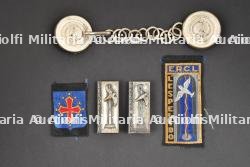Ensemble d'insignes du Commissariat et de l'Ecole Régionale du Languedoc. — photo 1