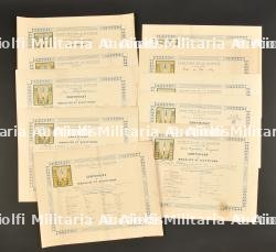 Ensemble de certificats de moralité.