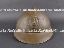 Casque Adrian Belge M1915 du 6e Artillerie à Cheval. Belgian Adrian helmet model M1915 from the 6th Horse Artillery — photo 1