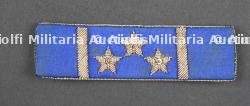 Barrette de grade nominative.