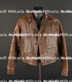 Blouson en cuir des Chantiers.