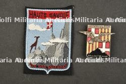 Ensemble d'insignes du Groupement de Haute Savoie.