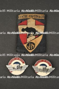 Ensemble d'insignes du Centre Hivernaud