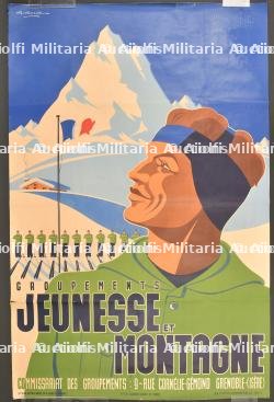 Affiche Jeunesse et Montagne.