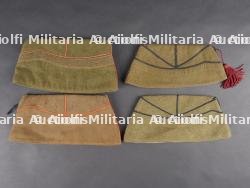 Lot de 4 bonnets de police Belges. Set of four Belgian side caps — photo 2