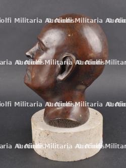 Buste de Benito Mussolini par Rossi. Bust of Benito Mussolini by Rossi — miniature 3