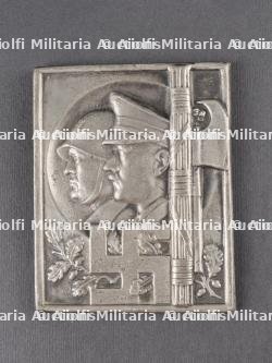 Plaquette Hitler Mussolini. Hitler–Mussolini plaquette