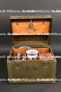 Caisse de mess pour officier US.