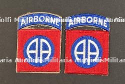 Insignes de la 82ème Airborne.