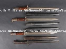 Lot de 4 baïonnettes tchèque VZ24. Lot of 4 Czech bayonets, VZ24 — photo 2
