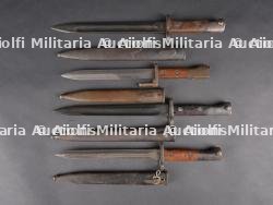 Lot de 4 baïonnettes belges. Lot of 4 Belgian bayonets — photo 3
