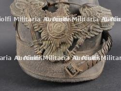 Casque à boule d'artilleur M1871. Artillery spike helmet M1871 — miniature 3