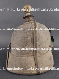 Casque à boule d'artilleur M1871. Artillery spike helmet M1871 — miniature 8