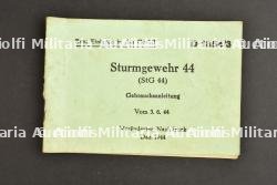 Livret Sturmgewehr 44. Sturmgewehr booklet. — miniature 11