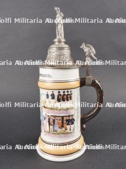 Chope de Reserviste Luftschiffer Bataillon. Reservist beer stein from Luftschiffer Battalion — photo 3