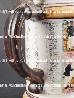 Chope de Reserviste Luftschiffer Bataillon. Reservist beer stein from Luftschiffer Battalion — photo 8