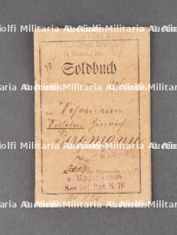 Lot de 7 livrets militaires de Hanovre et Hanséatiques. Set of seven military booklets from Hanover and Hanseatic regions — photo 2
