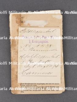Lot de 7 livrets militaires de Hanovre et Hanséatiques. Set of seven military booklets from Hanover and Hanseatic regions — photo 12