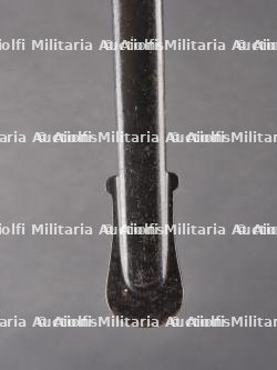 Sabre de luxe d'officier d'infanterie allemand lame damas cadeau à l'officier noble von Borries. Luxury German infantry officer’s sabre with Damascus blade gifted to noble officer von Borries — miniature 4