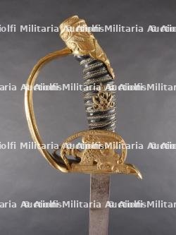 Sabre de luxe d'officier d'infanterie allemand lame damas cadeau à l'officier noble von Borries. Luxury German infantry officer’s sabre with Damascus blade gifted to noble officer von Borries — photo 15