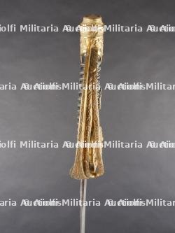 Sabre de luxe d'officier d'infanterie allemand lame damas cadeau à l'officier noble von Borries. Luxury German infantry officer’s sabre with Damascus blade gifted to noble officer von Borries — photo 16