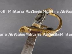 Sabre de luxe d'officier d'infanterie allemand lame damas cadeau à l'officier noble von Borries. Luxury German infantry officer’s sabre with Damascus blade gifted to noble officer von Borries — photo 19