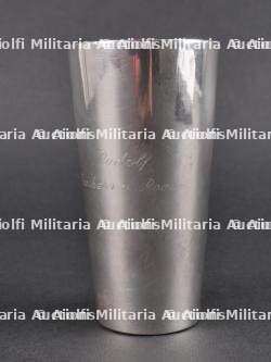 Silber Pauke du Freiherr Rudolf von Recum, hussard de Brunswick. Silver kettle drum of Freiherr Rudolf von Recum hussar of Brunswick — photo 4