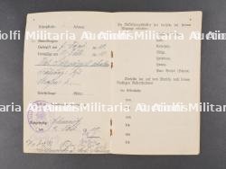 Militärpass d'un Uhlan du UR21 Saxon et Train Abteilung Nr 9. Military pass of a Uhlan from UR21 Saxon and Train Detachment No 9 — photo 6