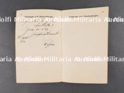 Militärpass d'un Uhlan du UR21 Saxon et Train Abteilung Nr 9. Military pass of a Uhlan from UR21 Saxon and Train Detachment No 9 — photo 8