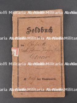 Militärpass d'un Uhlan du UR21 Saxon et Train Abteilung Nr 9. Military pass of a Uhlan from UR21 Saxon and Train Detachment No 9 — photo 9
