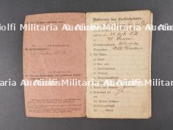 Militärpass d'un Uhlan du UR21 Saxon et Train Abteilung Nr 9. Military pass of a Uhlan from UR21 Saxon and Train Detachment No 9 — photo 10