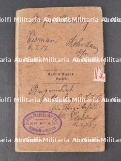 Militärpass d'un Uhlan du UR21 Saxon et Train Abteilung Nr 9. Military pass of a Uhlan from UR21 Saxon and Train Detachment No 9 — photo 15