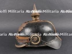 Casque à pointe M1915 Prussien marquages saxons 106R et 133R. Prussian M1915 pickelhaube with Saxon markings 106R and 133R — miniature 4