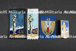 Lot d'insignes du groupement 43 Sidi Brahim — photo 1
