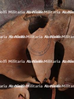 Casque à pointe M1915 Prussien marquages saxons 106R et 133R. Prussian M1915 pickelhaube with Saxon markings 106R and 133R — miniature 15