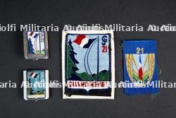 Lot d'insignes du Groupement 21