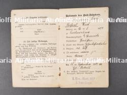 Lot de 5 Militärpass et documents saxons. Set of five Militärpass and Saxon documents — photo 15