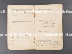 Lot de 5 Militärpass et documents saxons. Set of five Militärpass and Saxon documents — miniature 16