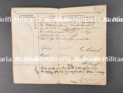 Lot de 5 Militärpass et documents saxons. Set of five Militärpass and Saxon documents — photo 20